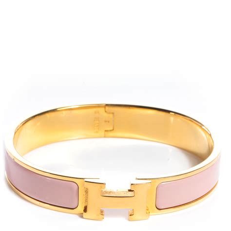 hermes h bracelet rose poudre|hermes fusion bracelets for women.